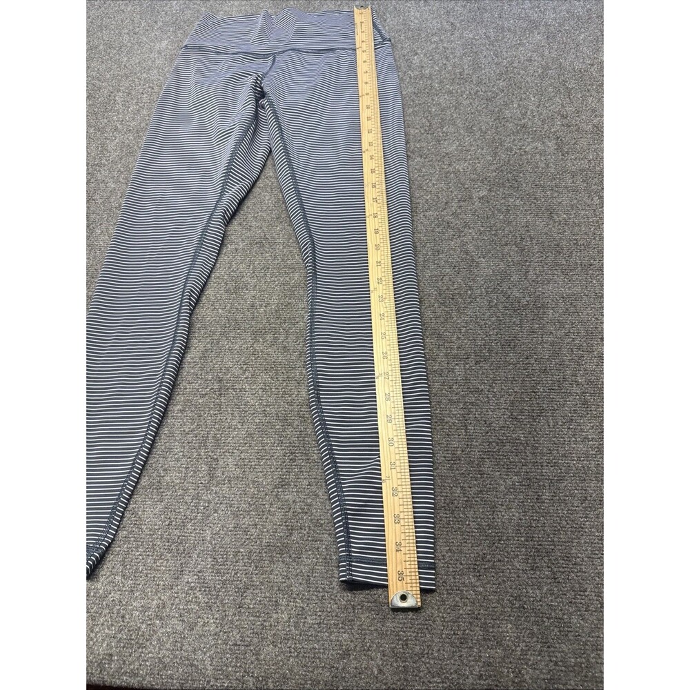 LULULEMON Wunder Under High Rise Tight 25" size 8 Parallel Stripe - Picture 5 of 10